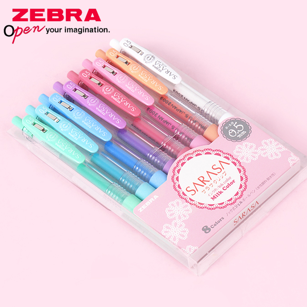 Zebra Pen Mildliner - Ensemble de stylos Gel zèbre 3/5/8