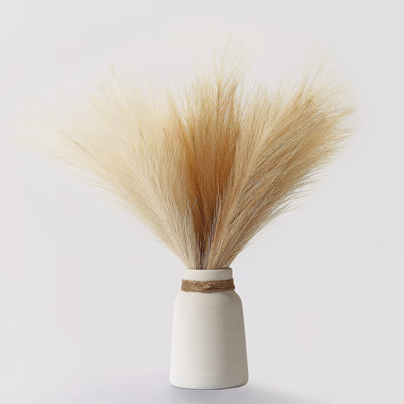 Dried Flower Bulk - Bouquet d'herbe de Pampa artificielle, 10