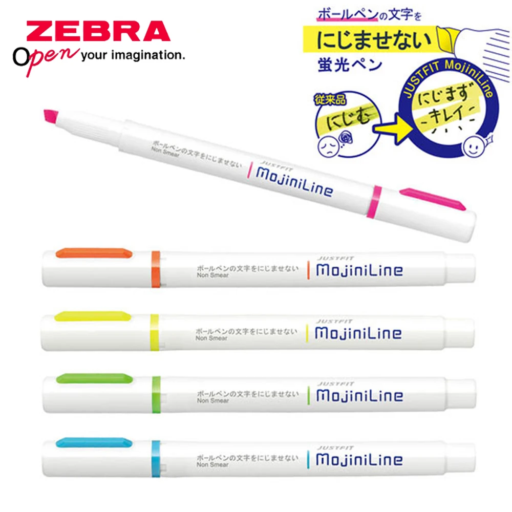 Zebra Pen Mildliner - Ensemble de stylos marqueurs à tête