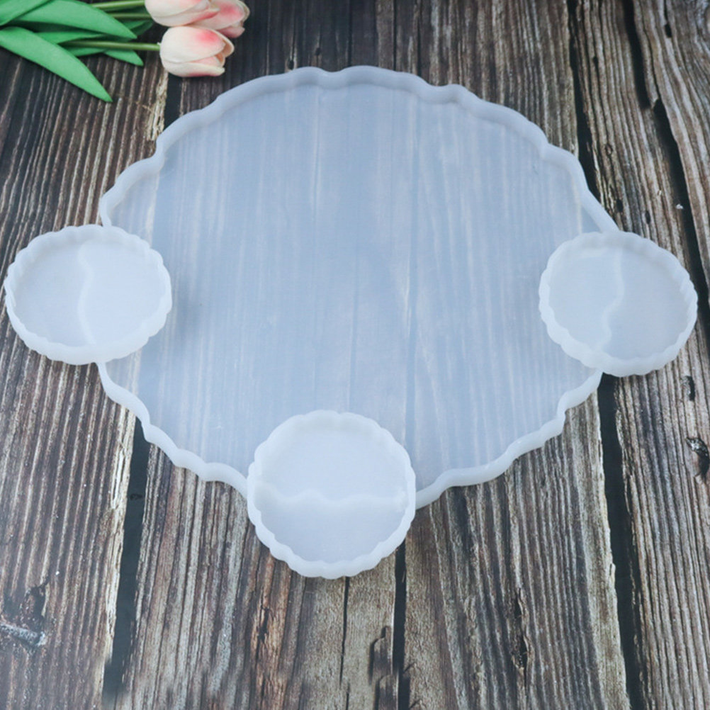 Serving Tray Mold - Lot de 2 moules en silicone