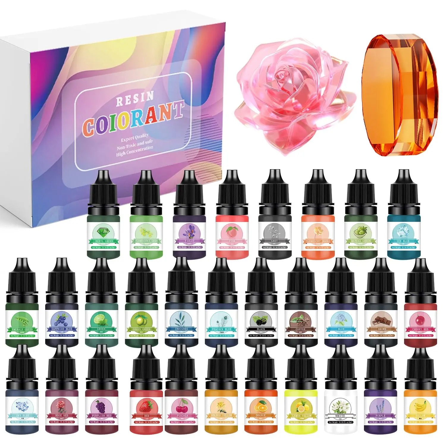 Kits de pigments de résine épo - Epoxy Uv Resin Kit avis et prix