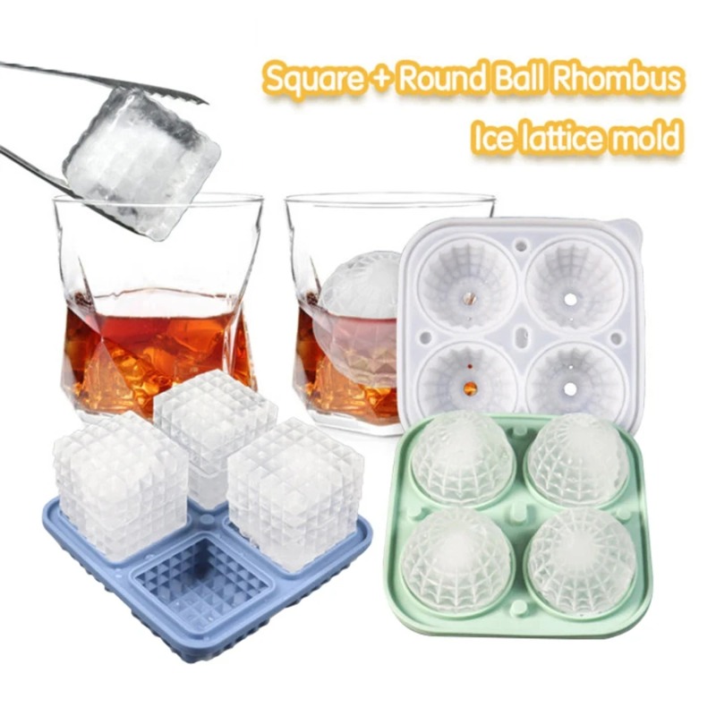 Bac à glaçons en silicone avec - Coaster Mold Round avis et prix