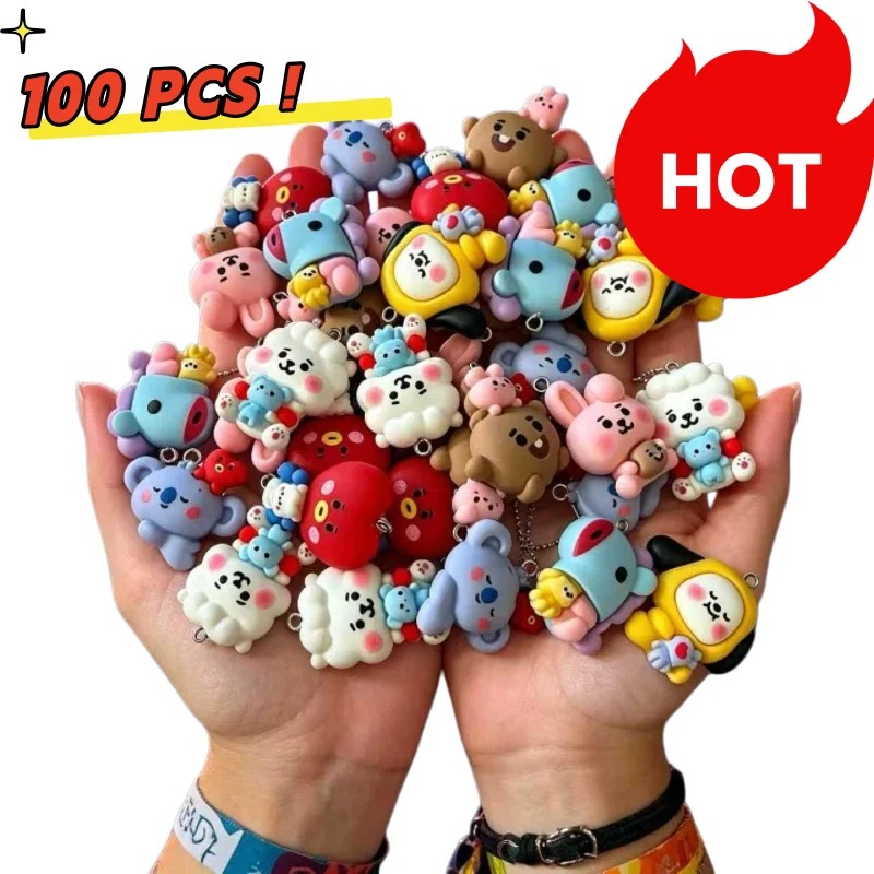 Breloques en résine BT21, 7 pi - Resin Craft Projects avis et prix