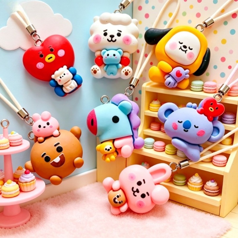 Breloques en résine BT21, 7 pi - Resin Craft Projects avis et prix